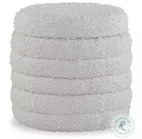 Duntler Ivory Storage Ottoman
