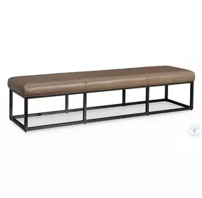Joston Caramel Accent Bench
