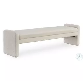 Lembertson Ecru Accent Bench