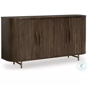 Amickly Dark Brown Accent Cabinet