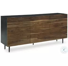 Darrey Natural And Brown Accent Cabinet