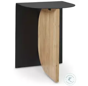 Ladgate Black And Natural Accent Table