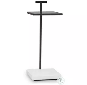 Mannill Black And White Accent Table