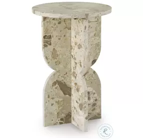 Treygan Beige Accent Table