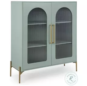 Adwen Light Green Accent Cabinet
