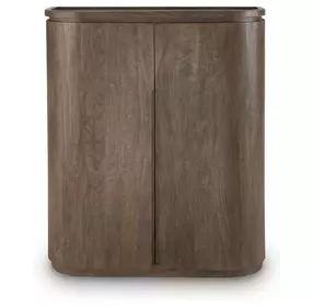 Landermont Medium Brown 2 Door Bar Cabinet