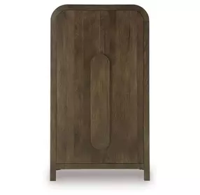 Thoren Medium Brown 2 Door Accent Cabinet