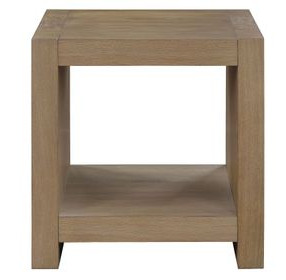 Aubrey Brown Square End Table