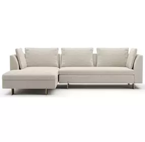 Altura Beige 2 Piece Modular LAF Chaise Sectional