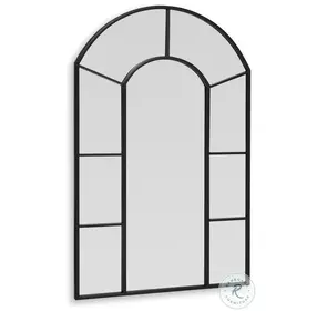 Evengton Black Accent Mirror