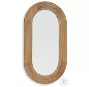 Daverly Light Brown Accent Mirror