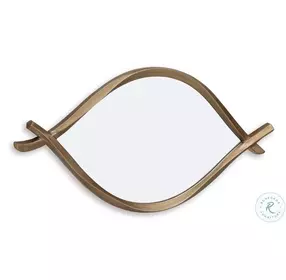 Bartner Antique Gold Finish Accent Mirror