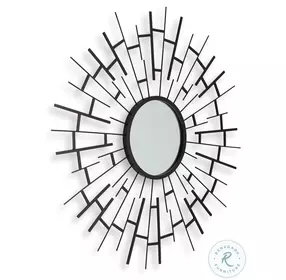 Garrenworth Black Accent Mirror