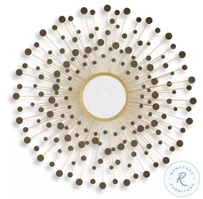 Morwenna Bronze And Gold Accent Mirror