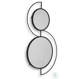 Shayham Black Accent Mirror