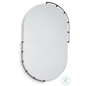 Valkings Black Accent Mirror Set of 2