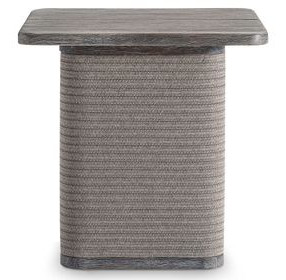 Rialto Brown Square Outdoor Side Table