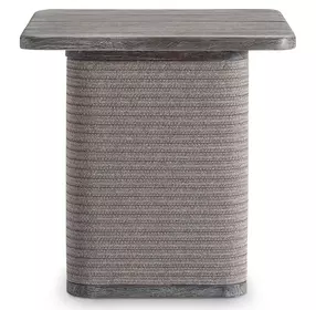 Rialto Brown Square Outdoor Side Table