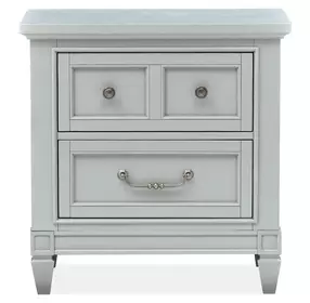 Glenbrook Pebble 2 Drawer Nightstand with USB Charging