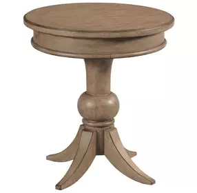 Georgie Latte Round End Table