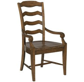 Commonwealth Renner Medium Stain Arm Chair