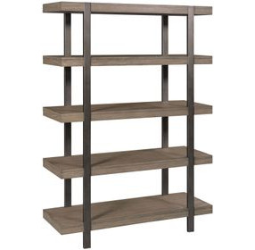 Sandler Gray Bookshelf with 4 Shelves