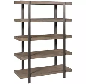 Sandler Gray Bookshelf with 4 Shelves
