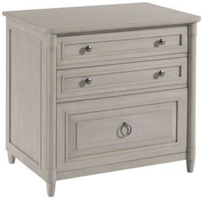 Domaine Lateral Beige File Cabinet with 3 Drawers