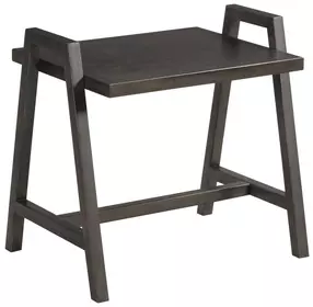 Bessemer Black Rectangular Chairside Table