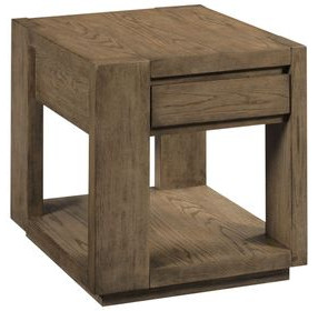 Colson Brown 1 Drawer End Table