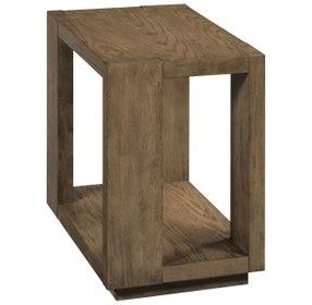Colson Brown Rectangular Chairside Table