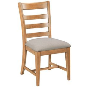 Kafe Cappuccino Ladder Back Performance Fabric Dining Chair