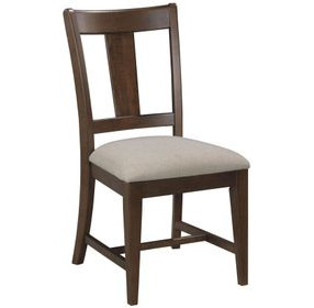 Kafe Mocha Performance Fabric Splat Back Dining Chair