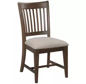 Kafe Mocha Performance Fabric Rake Back Dining Chair