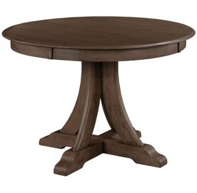 Kafe Mocha 44" Round Quad Dining Table