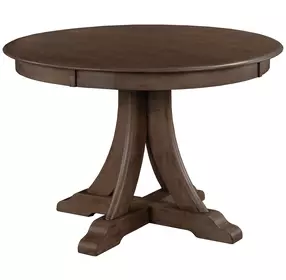 Kafe Mocha 44" Round Quad Dining Table