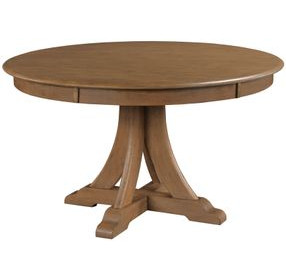 Kafe Latte 54" Round Quad Dining Table