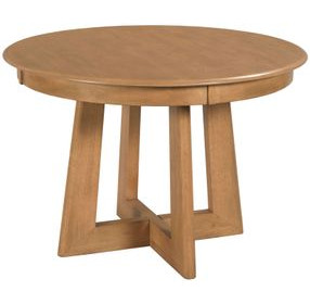 Kafe Cappuccino 44" Round Pedestal Dining Table