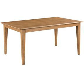 Kafe Cappuccino 60" Rectangular Leg Dining Table
