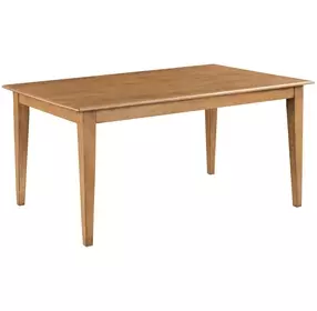 Kafe Cappuccino 60" Rectangular Leg Dining Table
