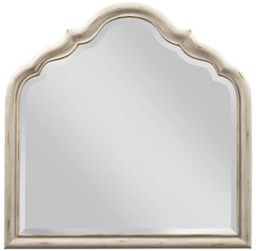 Vignette Creme Arched Serpentine Dresser Mirror
