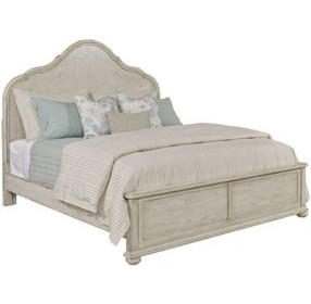 Vignette Creme King Panel Bed