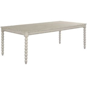 Batiste Creme Breve 92" Rectangular Dining Table