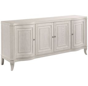 Harmony Angeline White 74" Entertainment Console with 4 Doors