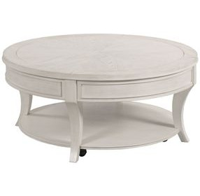 Harmony Marcella White Round Cocktail Table