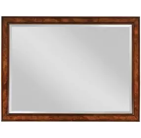 Andover Medium Stain Rectangular Landscape Dresser Mirror