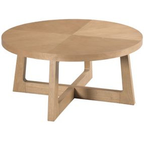 Archetype Light Caramel Round Coffee Table