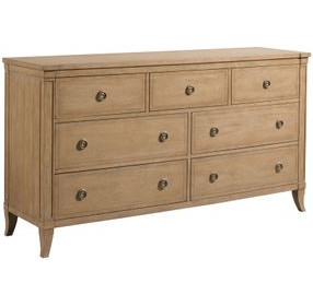Chastain Caramel 7 Drawer Dresser