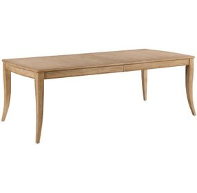 Chastain Caramel 128" Extendable Rectangular Dining Table