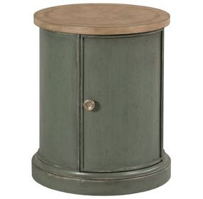 Woodfield Green Round Accent Table